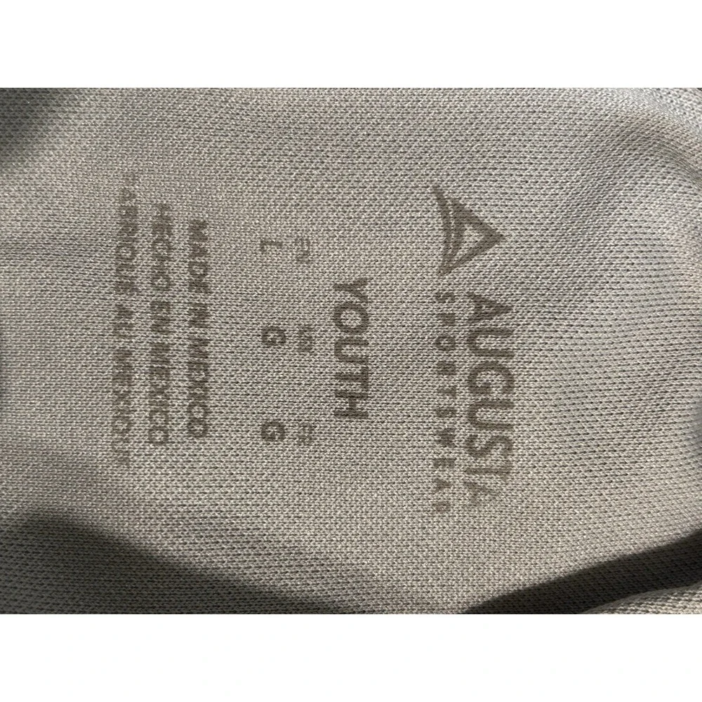 Augusta Sportswear Grey Baseball Pants Youth‎ Size Large Elastic Hem Mid Rise